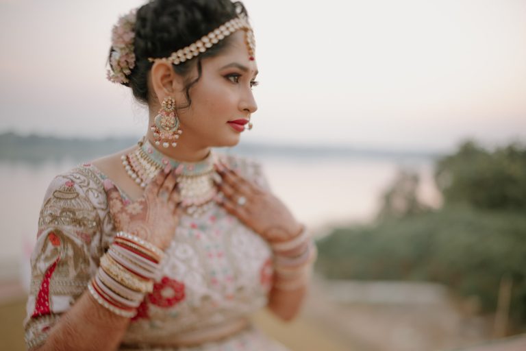 Indian Wedding Photography - Bride poses